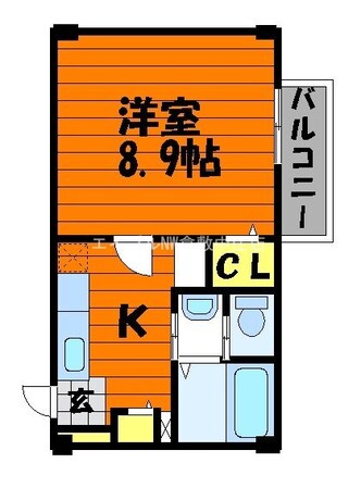 フォブール楠戸の物件間取画像